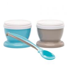 Thermobaby 1659/46 Emeraude две тарелочки с ложечкой