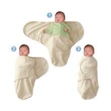 Summer Infant Art.87866  SwaddleMe Хлопковая пелёнка для комфортного сна, пеленания 3,2 кг до 6,4 кг.