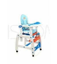 Baby Maxi 1276 Blue 5in1 Daudzfunkcionālais krēsliņš-galdiņš+šūpulis