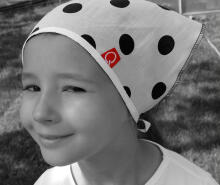 Qubo™ Q-Band Art.339 Kids linen Head Cover ( summer )
