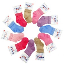 „Nexx Baby Art.37980“ medvilninės kojinės vaikams (0–3 vyrai)