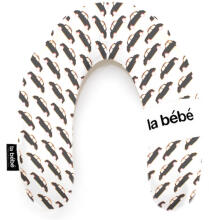 La Bebe™ Snug Pillow Art.85470 Cotton Nursing Maternity Cars Black/Pink, 20x70 sm