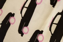 La Bebe™ Snug Pillow Art.85470 Cotton Nursing Maternity Cars Black/Pink Pakaviņš (pakavs) mazuļa barošana, gulēšanai, pakaviņš grūtniecēm, 20x70 cm