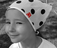Qubo™ Q-Band Art.339 Детская летняя, хлопковая косыночка - банданка [платочек]
