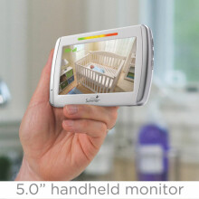 Summer Infant Wide View 5inch Digital Video Baby Monitor - White/Silver