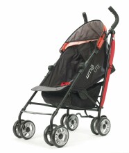 Vasaros kūdikių menas. 32086 UME Black / Red Lite vežimėlis
