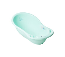„Tega Baby RABBITS“ šviesiai žalia kūdikių vonia su kamšteliu ir termometru 86 cm