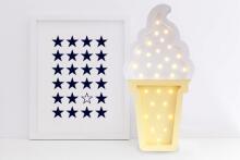 HappyMoon Ice  Art.85970 Yellow White Ночник-светильник со светодиодами