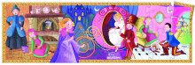 Djeco Puzzle Cinderella  Art.DJ07232 Puzle - Pelnrušķīte
