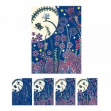 Djeco Scratch Card Fool Moon  Art.DJ09723 Rokdarbu komplekts Pilnmēness