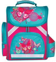 Patio  Ergo School Backpack Art.86049 Butterfly Школьный эргономичный рюкзак с ортопедической воздухопроницаемой спинкой [портфель, разнец] комплект