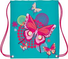 Patio  Ergo School Backpack Art.86049 Butterfly Школьный эргономичный рюкзак с ортопедической воздухопроницаемой спинкой [портфель, разнец] комплект