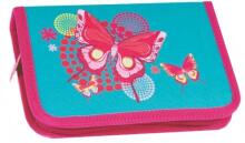 Patio  Ergo School Backpack Art.86049 Butterfly Школьный эргономичный рюкзак с ортопедической воздухопроницаемой спинкой [портфель, разнец] комплект