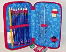 Patio Teen backpack kit H20, Школьный набор -  эргономичный рюкзак, пенал и мешочек для обуви  [портфель, ранец]  (HO-15 Ocean) Art.86088