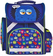 Patio Ergo School Backpack Art.86103 Skolēmu komplekts:  ergonomiskā mugursoma, penālis un apavu maiss [portfelis] Monster 54089