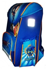 Patio Ergo School Backpack Art.86108 Школьный эргономичный рюкзак с ортопедической воздухопроницаемой спинкой [портфель, ранец] Ninja 40020