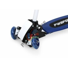 PW Toys Art.IW445 Blue Scooter Twist Red Детский трехколесный балансировочный скутер-самокат