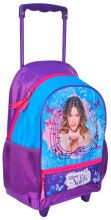 Patio Ergo School Backpack Art.86124 Bērnu ergonomiskā mugursoma [skolnieku ortopēdiskā mugursoma ar rokturi [portfelis] VIOLETTA DVC-237