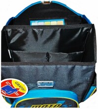 Patio Ergo School Backpack Art.86140 Школьный эргономичный рюкзак с ортопедической воздухопроницаемой спинкой [портфель, ранец] MOTO 40082