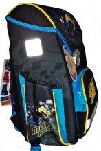 Patio Ergo School Backpack Art.86140 Bērnu ergonomiskā mugursoma [skolnieku ortopēdiskā mugursoma portfelis] MOTO 40082