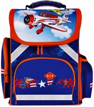 Patio Школьный набор -  эргономичный рюкзак, пенал и мешочек для обуви  [портфель, ранец]   Art.86143 'Plane'