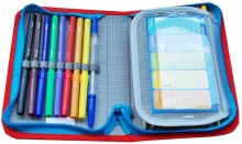 „Patio School“ komplektas: ergonomiška kuprinė, pieštukų dėklas ir batų krepšys [portfelis] 866145 straipsnis „Shark“