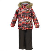 Huppa'17 Winter Art.41480030-62281 Утепленный комплект термо куртка + штаны [раздельный комбинезон] для малышей(размер 110 см)