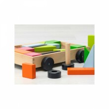 Ikea Mula 800.289.29/002.948.75 Развивающие разноцветные деревянные кубики 26 wt.