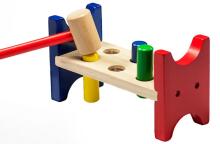 Bino Hammer Art.BN82134 Развивающая игрушка с молоточком