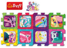 My Little Pony Art.60397 Grīdas puzle paklājiņš dzīvnieki no 8 elementiem