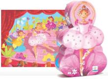 Djeco Puzzle Ballerina Art.DJ07227 Пазл Балерина с цветами