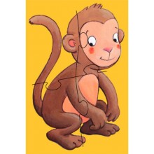 Djeco Puzzle Marmoset Art.DJ07114 Puzzle Beždžionė ir draugai