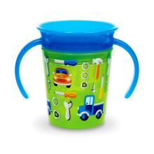 Munchkin Miracle Deco Cup 360° Green Card  Art.012294  бутылочка непроливайка,177мл