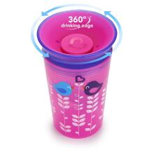 Munchkin Miracle Deco Cup 360° Blue Whale  Art.012295 Mācību krūzīte 266 ml