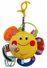 BabyMix Art.40851 Развивающая плюшевая игрушка- погремушка Солнышко для колясок, кроваток и автокресел