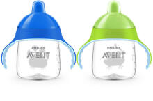 Philips Avent Sip no Drip Art.SCF753/04 Классическая учебная кружка с ручками и жестким носиком 260ml 12m+