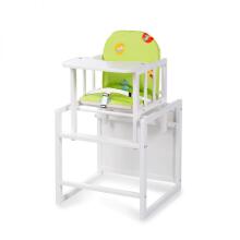 Klups Aga 1 White Wooden Baby HighCHair