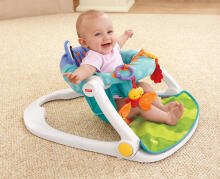 Fisher Price Sit-Me-Up Floor Seat Art.BFB12 Детское кресло-сиденье «Лягушонок»