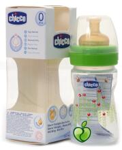 Chicco Art.20610.30 физиологическая пластмассовая бутылочка 150ml (LA) 0m+