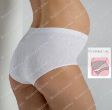 Ballissima Art.M006 Maternity Culotte BIANCO Bezvīļu biksītes ar vēdera atbalstu (S-XL)