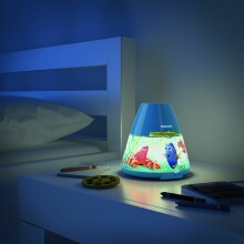 Philips Disney Finding Dory Art.717699016 Led nakts gaismiņa 2 vienā ar projektoru 