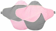 Wallaboo Coco Reversible Pink  Art.BBC.0214.4615  Детское одеяльце-конверт