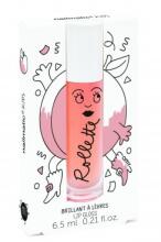 Nailmatic Kids Peach Art.Rollpeche Dabīga un mitrinoša bērnu lūpu krāsa ar vitamīniem un augļu garšu, 6.5ml