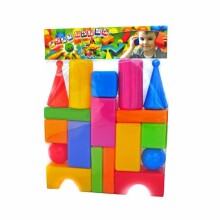 I-Toys Art.J-396A Конструктор строительные кубики （18шт) 