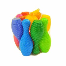I-Toys Art.B-0550 Bērnu rotaļu kegļi [Ķegļu komplekts 8 gb. ar bumbu]