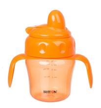 Britton Non-spill Soft Spout Cup Art.B1513  Бутылочка непроливайка с мягким наконечником 150 мл
