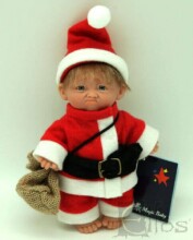 „Magic Baby Art.00132“ lėlė su kalėdiniais nykštukų drabužiais (18 cm), dovanų dėžutėje