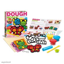 4M Dough Mosaic 00-04582Art.00-04602  Создайте свой собственный,маленький мозаичный витраж для девочек