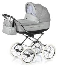 Roan (Роан) Marita Prestige Сol.P-195  Экокожа Качественная Комбинированная детская коляска с классической амортизацией