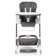 4Baby'18 Icon Col.Grey Bērnu barošanas krēsliņš